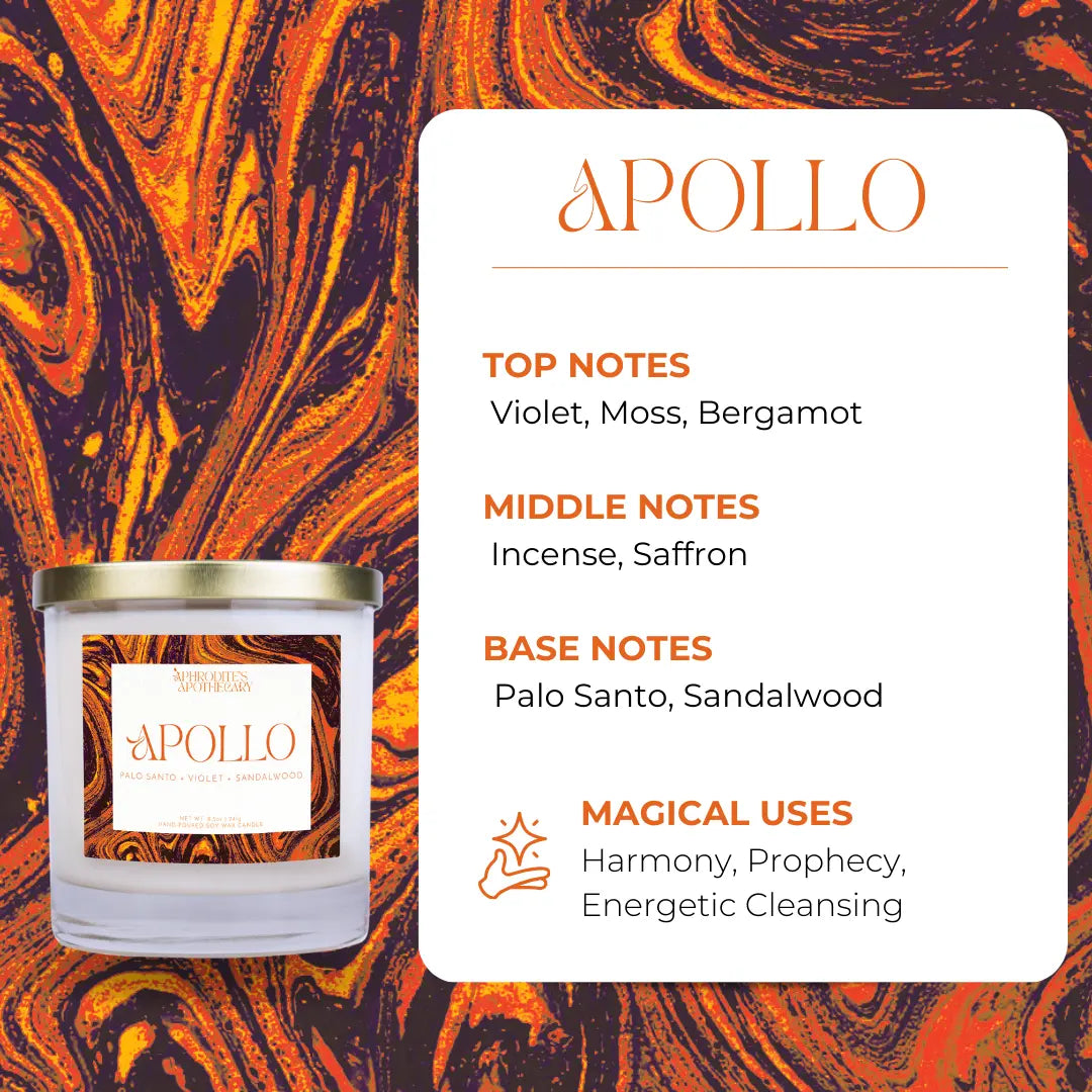 Apollo Candle fragrance notes