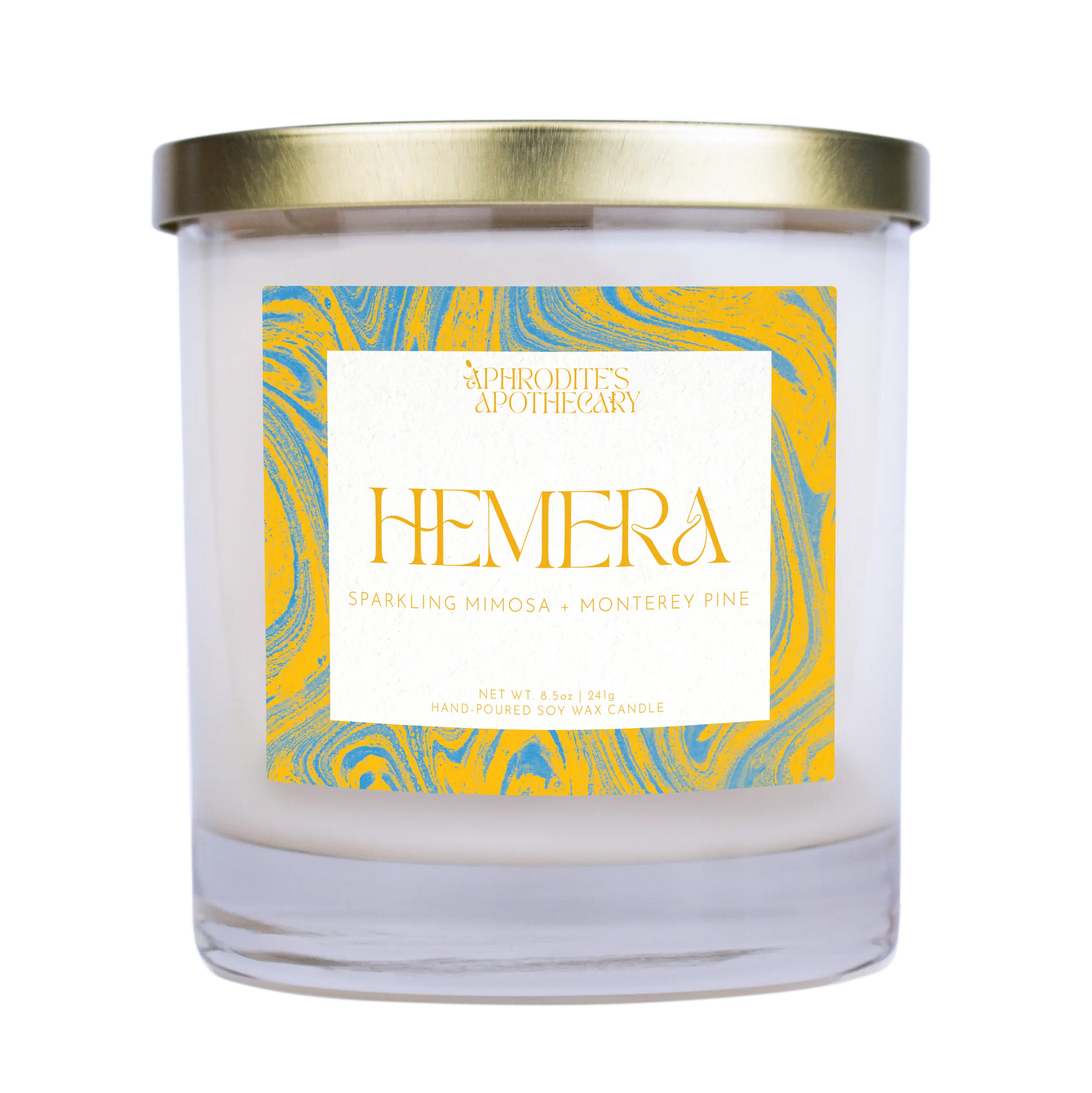 Hemera Candle 8.5 oz on transparent background