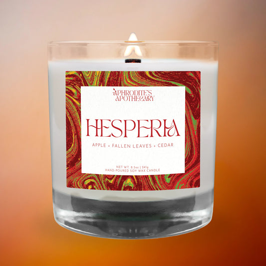 Hesperia Candle on a gradient background