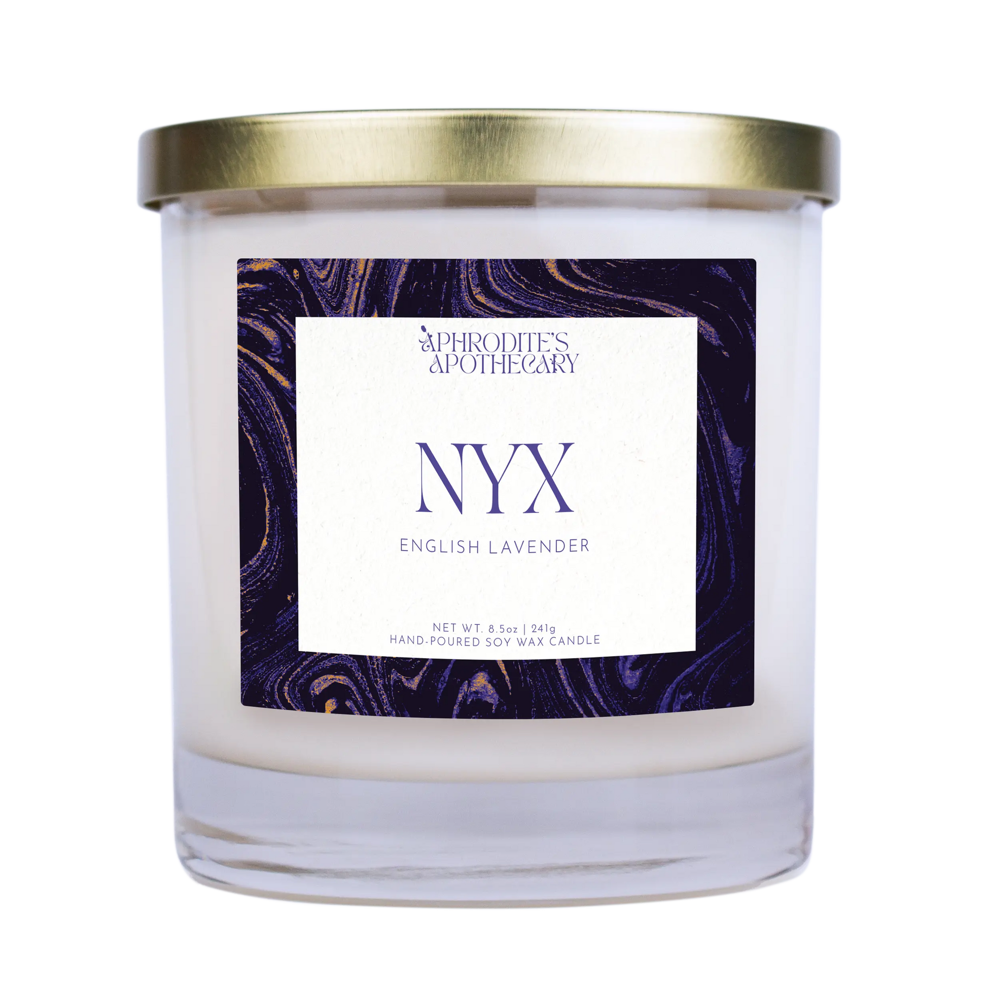 Nyx Candle 8.5 oz on transparent background