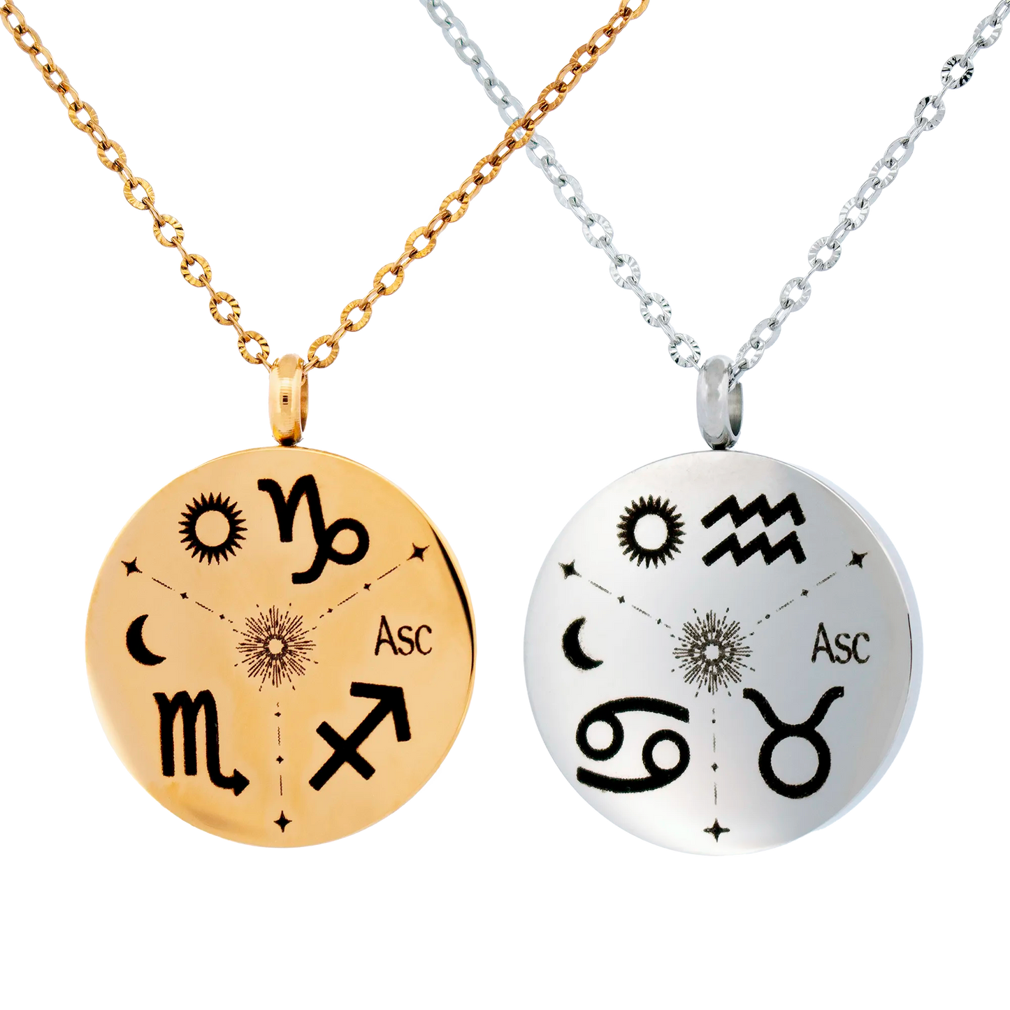 Custom Big 3 Astrology Necklace