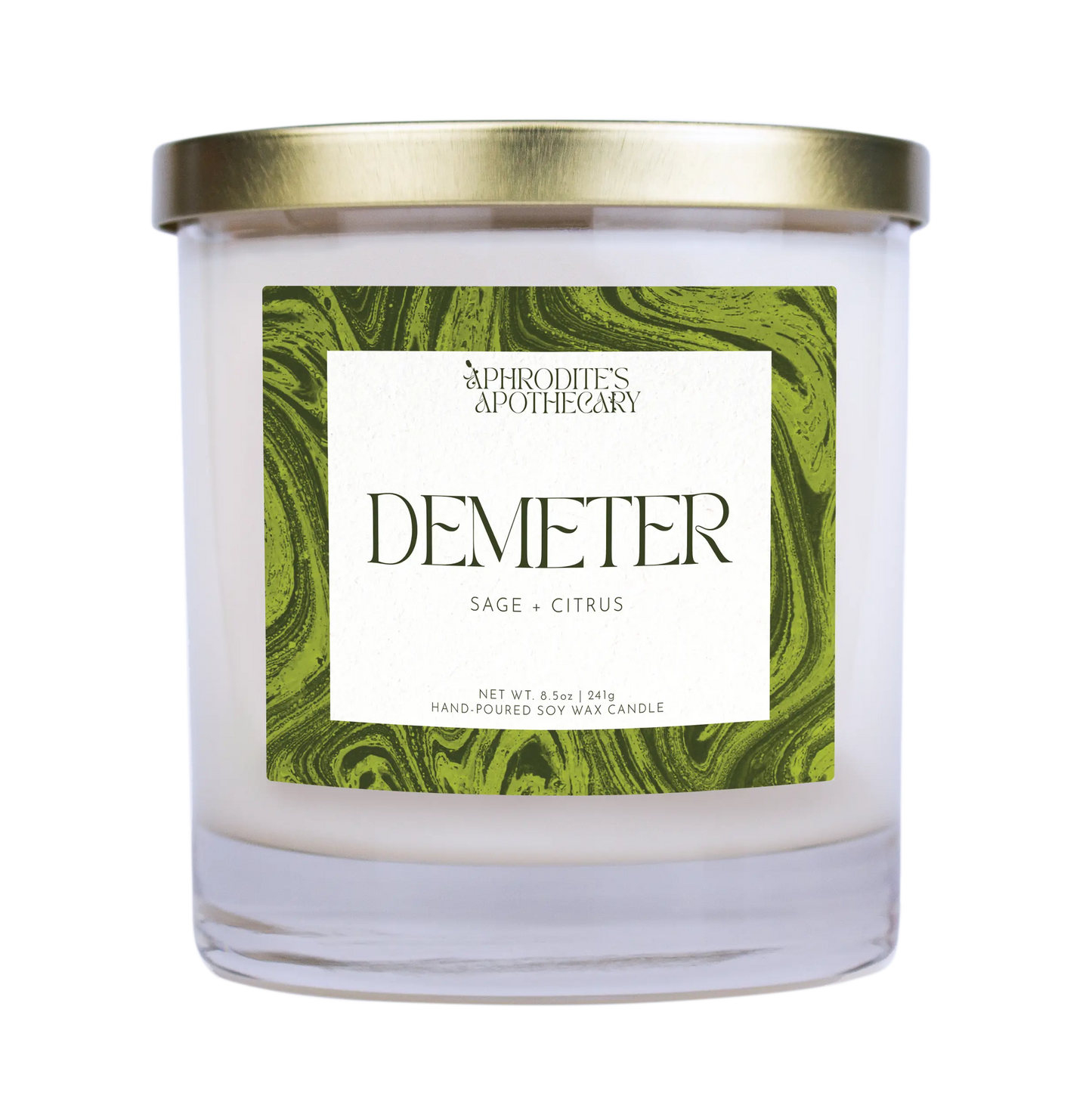 Demeter Candle 8.5 oz  on transparent background