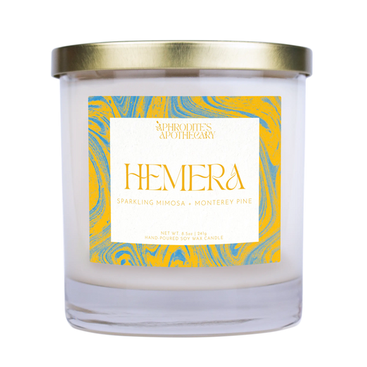 Hemera Candle 8.5 oz on transparent background