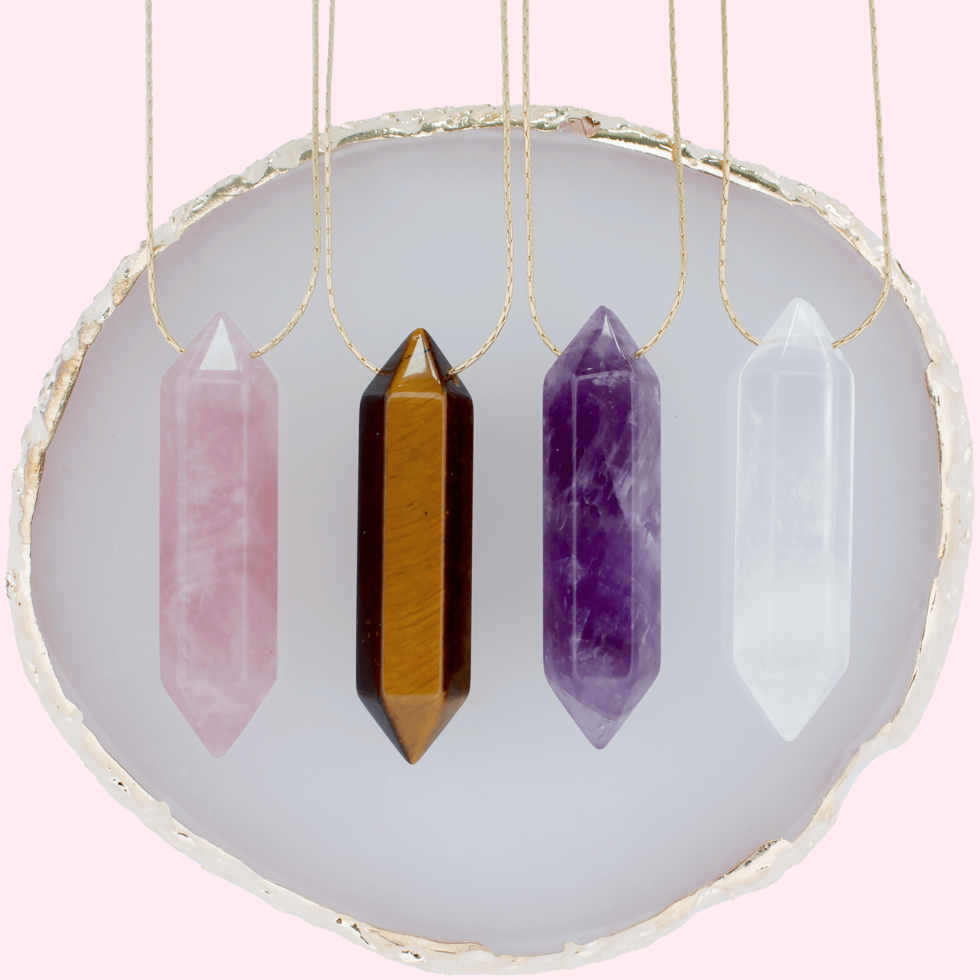 Dengmore Wrapped Crystal Point Pendant Necklace Reiki Healing Crystals  Stone Necklaces Gemstone Quartz Jewelry for Women - Walmart.com