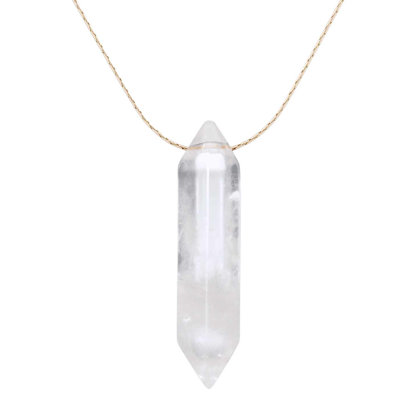 Double Terminated Crystal Point Necklace - Aphrodite's Apothecary -