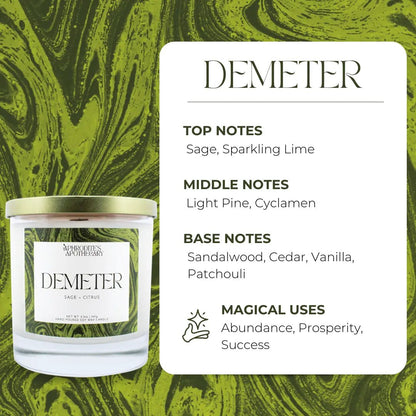 Demeter Candle Fragrance Notes