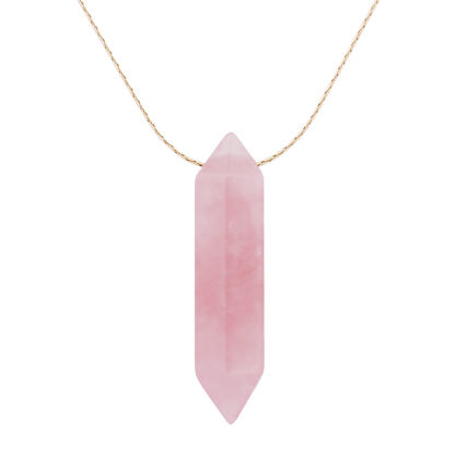 Double Terminated Crystal Point Necklace - Aphrodite's Apothecary -