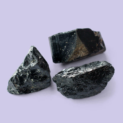 Raw Black Tourmaline - Aphrodite's Apothecary -